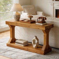Solid Wood Console Table Long