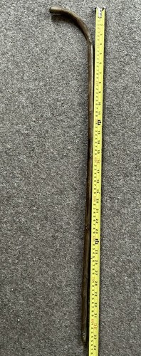 Vintage bamboo walking stick - bamboo,