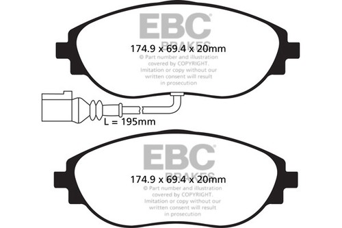 Ebc redstuff front brake - redstuff,