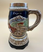 Vintage Wind Up Musical German Beer Stein Ceramic Handmade "Roll Out the Barrel'