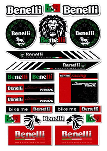 Motorcycle sticker decal sheet - motorcycle,