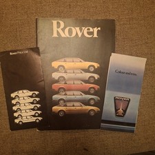 1981 Rover Car Catalogue 2300S 2600S 3500SE + Price List & Colour List 