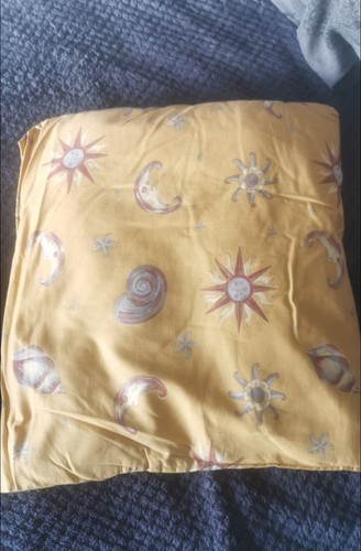 Pillows gold yellow sun moon - yellow,