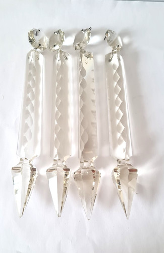 Antique cut crystal lustre