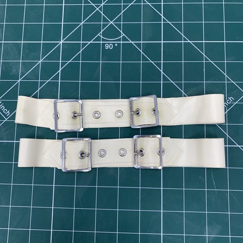 Latex double buckle thigh