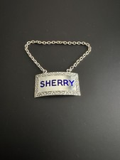Solid Silver & Enamel Sherry