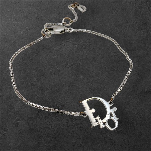 Dior bracelet logo - dior, chain
