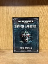 Warhammer 40k Chapter Approved 2018 Edition Rulebook 8th Edition Paperback (13F)