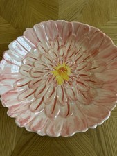 Cynthia Rowley Pink Flower Floral Melamine Serving Bowl 30cm New