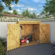3x5 wooden garden shed shiplap - shed,