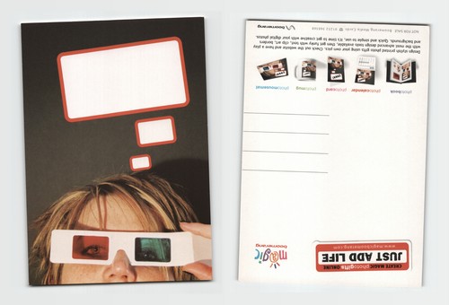 Postcard advertising - postcard,