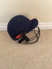 Gray Nicolls Atomic Cricket Helmet Navy Blue Senior Adult