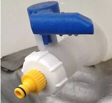 Ibc Reducer Tap Hoze Cap Water Standard Fit Stillage Tank Outlet Hose 1000 Litre