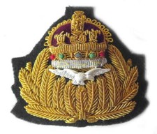 RNAS Officer Cap Badge - WW1