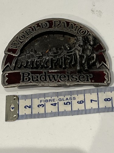 Vintage budweiser belt buckle - budweiser,