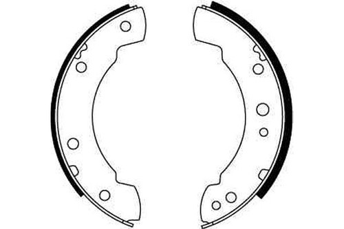 Fits trw gs6140 brake - 2x,