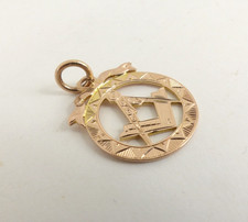 9ct Rose Gold Masonic Fob