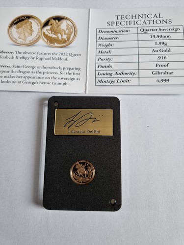 2022 gibraltar gold proof coin - 2022,