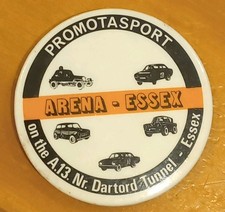 Vintage Promotasport Arena Essex Pin Badge Motor Sport Stock Car Banger Racing