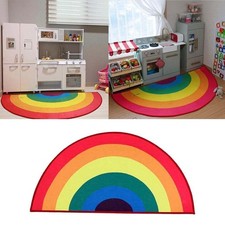 Rainbow Area Rug Colorful