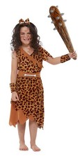Cave Girl Kids Fancy Dress