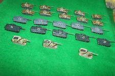 23  20MM METAL PAINTED GERMAN TANKS WARGAMING