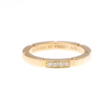 Cartier Maillon Panthere Ring 4P Diamond Pink Gold (18K) Fashion D... BF586934