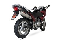 Honda XL125 Varadero 07-17 Scorpion Exhaust Oval Polished SS Slip-on EHA94SEO