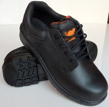 Safety Shoes, Mens LightBear Pioneer Black, lightweight safety Work Shoes, UK 11