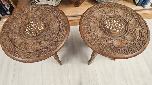 Vintage anglo indian - indian, carved