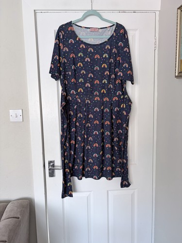 Popsy navy rainbow print - popsy,