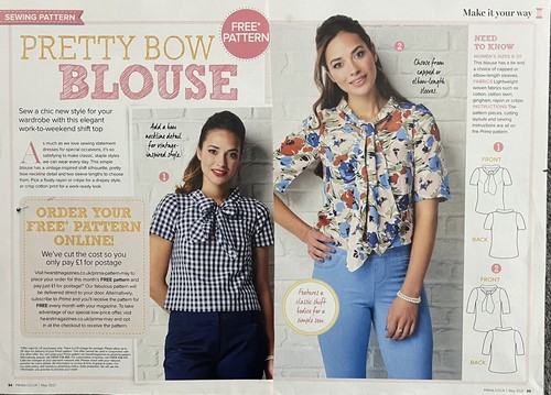 Prima sewing pattern vintage - prima,
