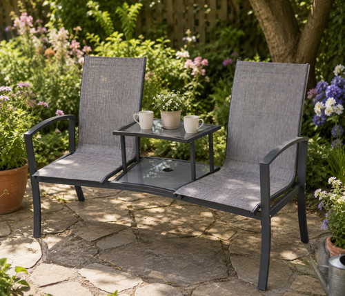 Seater garden bench with - 2,