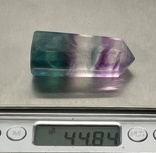 💜💚 Banded Fluorite Crystals Point Collection Reiki Gift Minerals 44g