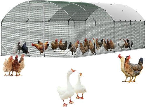 Large metal chicken coop - large,