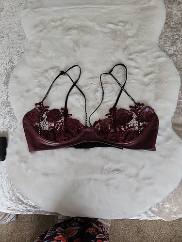 Ann summers burgandy - burgandy, leather