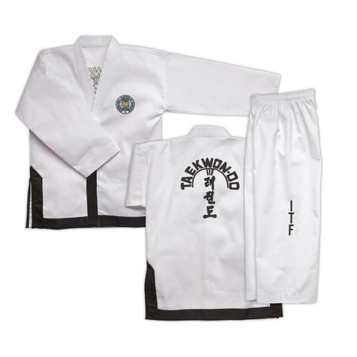 Itf black belt - black, doboks