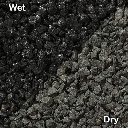 Black basalt garden driveway - black, garden,