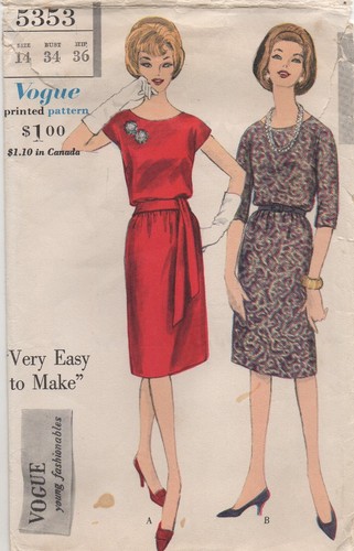 Vogue sewing pattern - 5353, very