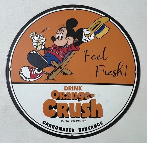Classic orange crush drink - crush,