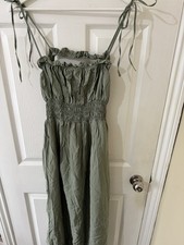 Zara Khaki Green Midi M