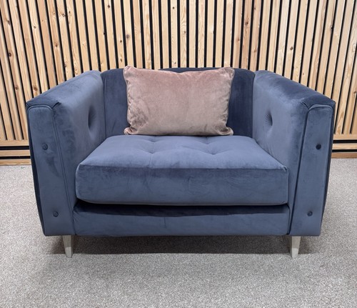 Sofology large armchair blue - large,