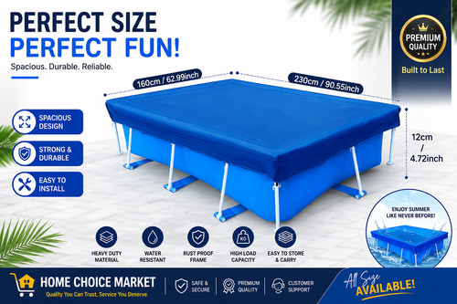 Blue rectangular swimming - blue,