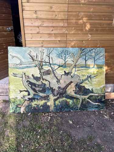 Large van gogh tree roots - van,