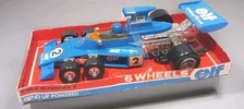 Lucky Toys 1977 ELF Tyrrell P34 Six Wheeler F1 Racing Car Windup Action Boxed 