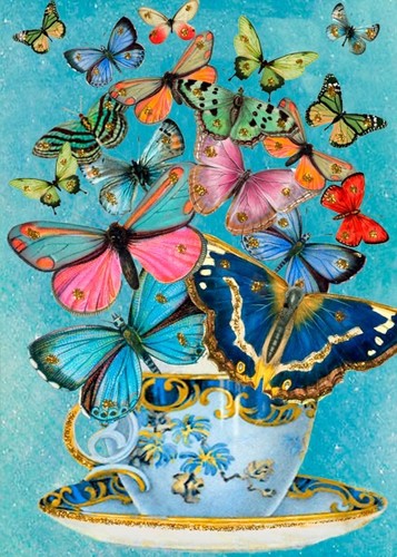 Butterfly parade art - butterfly,