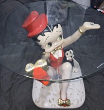 Betty Boop Glass Top Table