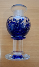Vintage  Blue Glass Perfume