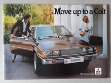 Mitsubishi Colt Range Brochure 1980 - 1400  Lancer  Celeste  Sigma  Sapporo
