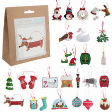 Trimits Christmas Felt Decoration Kit Sewing Craft Xmas Hanging Decoration Kid